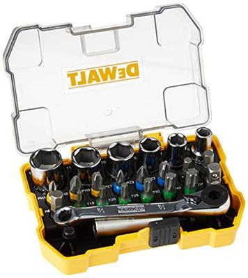 DEWALT 24-delige bit en doppenset DT71516 gereedschapsset - thumbnail