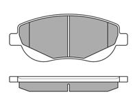 Remblokkenset, schijfrem 0252494619W - thumbnail