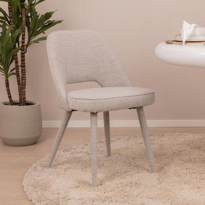 Light & Living Eetkamerstoel 'Djeslin' kleur Lichtgrijs