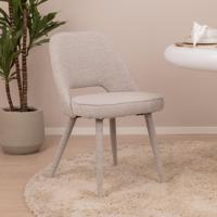 Light & Living Eetkamerstoel 'Djeslin' kleur Lichtgrijs - thumbnail