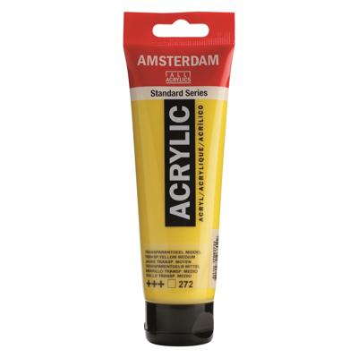 Royal Talens Amsterdam Acrylverf 120 ml - Transparantgeel Middel 272
