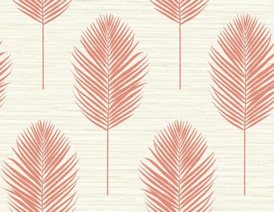 Dutch Wallcoverings Inlay Bali Fern Beige/Coral