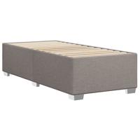 Boxspring met matras stof taupe 120x200 cm - thumbnail