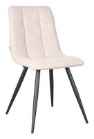 LABEL51 Eetkamerstoel 'Jelt' Bouclé, kleur Naturel - thumbnail