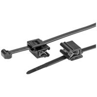 HellermannTyton 156-03219 T50ROSEC5A-PA66W-BK (100) Kabelbinder met clip 200 mm 4.6 mm Zwart 100 stuk(s) - thumbnail