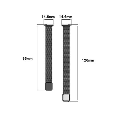 Fitbit Luxe - Milanese bandje - Champagne goud Fitbit Luxe - Milanese bandje - Champagne goud