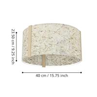 Stars of Light PlafondlampHontongas hout met beige kap - 390322 - thumbnail