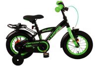 Volare thombike kinderfiets - jongens - 12 inch - zwart groen - thumbnail
