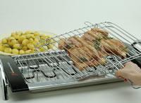 Ariete 732 Grill Tafelblad Electrisch Zwart, Zilver 2000 W - thumbnail