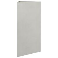 Plantenbak driehoek 40x34,5x70 cm roestvrij staal - thumbnail