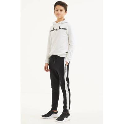 Ballin skinny broek met logo zwart