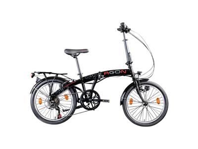 Zündapp Vouwfiets Parklane (Zwart/rood)