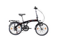 Zündapp Vouwfiets Parklane (Zwart/rood) - thumbnail