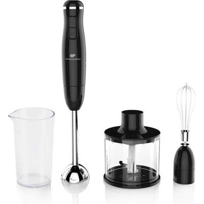 Multifunctionele Staafmixer met Accessoires Continental Edison CEHB01 Zwart 400 W