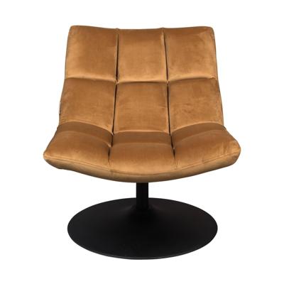 Dutchbone Fauteuil 'Bar' Velvet, kleur Goud