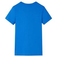 Kindershirt 104 blauw - thumbnail