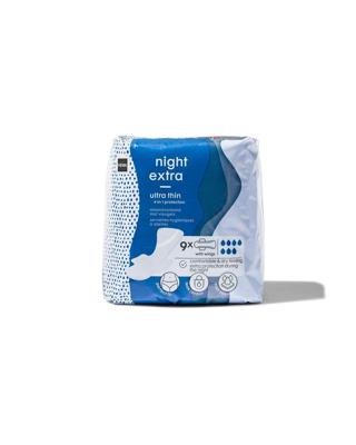 HEMA Maandverband ultra dun voor de nacht - 9 stuks