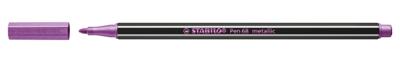 Viltstift stabilo pen 68/856 m metallic roze | 10 stuks