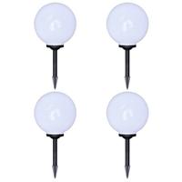VidaXL Tuinpadlampen 4 st met grondpin led 30 cm - thumbnail