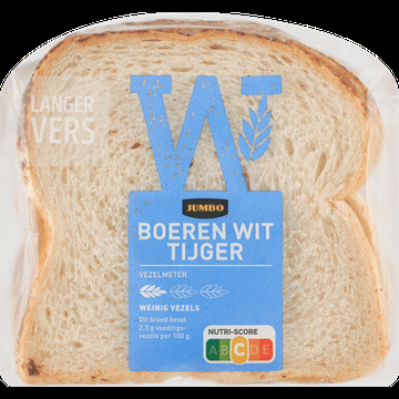 Jumbo Boeren Tijgerbrood Wit Half