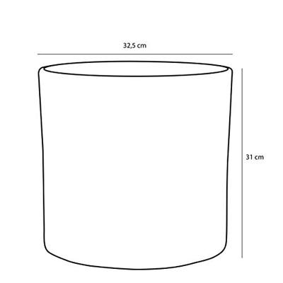 Mica Decorations Era Bloempot Ø32,5 cm Grijs Mica Decorations Era Bloempot Ø32,5 cm Grijs