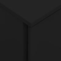 VidaXL Ladeblok verrijdbaar 39x45x67 cm staal zwart - thumbnail