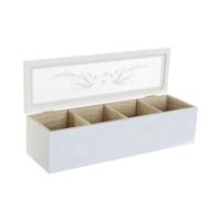 Box for Infusions DKD Home Decor Blauw Groen Lila Kristal Hout MDF (3 Stuks) - thumbnail