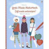 Usborne Publishers Grote mode stickerboek   zelf mode ontwerpen wintercollectie - thumbnail