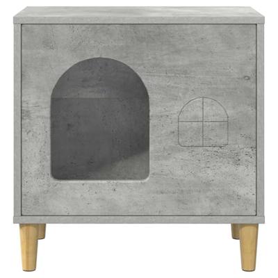 Kattenhuis Beton 51 x 30 x 52 cm Bewerkt hout