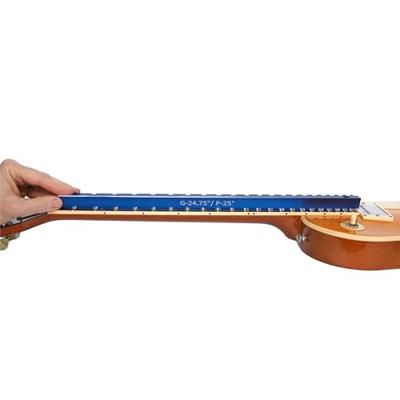 MusicNomad MN821 Tri-Beam 3 &apos;n 1 Dual Notched & Precision Straightedge voor elektrische en akoestische gitaar - thumbnail