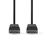 DisplayPort 1.2-Kabel | DisplayPort Male - DisplayPort Male | 3,0 m | Zwart - thumbnail