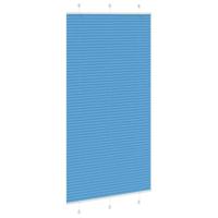 Pliss rolgordijn 105x200cm stofbreedte 104,4cm polyester blauw - thumbnail