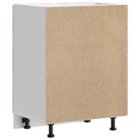 Keuken onderkast Kalmar bewerkt hout sonoma eikenkleurig - thumbnail