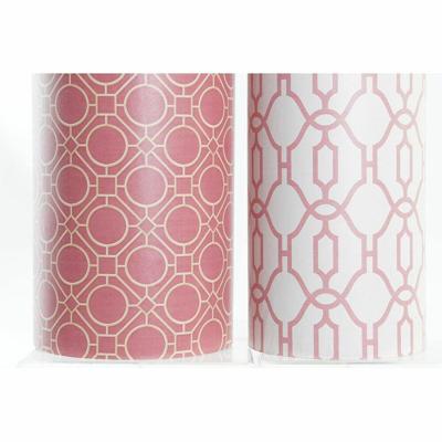 Paraplu DKD Home Decor Canvas Hout Oranje Wit (23 x 23 x 54,5 cm)