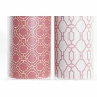 Paraplu DKD Home Decor Canvas Hout Oranje Wit (23 x 23 x 54,5 cm) - thumbnail