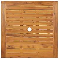 Tuintafel inklapbaar 70x70x75 cm massief acaciahout - thumbnail
