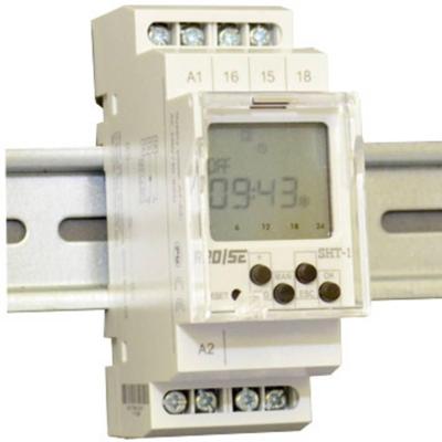 Rose LM SHT-1/UNI Schakelklok voor DIN-rails SHT-1/UNI Dagprogramma, Weekprogramma, Toevalsschakeling Rose LM SHT-1/UNI Schakelklok voor DIN-rails SHT-1/UNI Dagprogramma, Weekprogramma, Toevalsschakeling