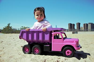 DinoBikes Tatra kiepwagen blauw 70 cm groot draaggewicht 100 kg - thumbnail