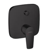 Hansgrohe Talis E ééngreeps badmengkraan afbouwdeel, mat zwart - thumbnail