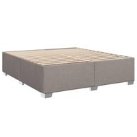 Boxspring met matras stof taupe 180x200 cm - thumbnail