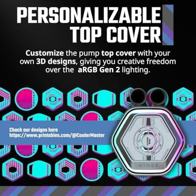 Cooler Master MasterLiquid 240 Atmos ARGB wit