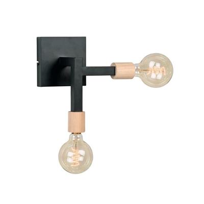 LABEL51 Wandlamp 'Loco', Metaal, kleur Zwart