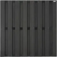 Elephant composiet schutting WPC antraciet 180x180cm - thumbnail