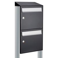 Allux Flow Set 2-Hoog Met Dak Op Statief Zwart - 40040070_1x2ds - thumbnail