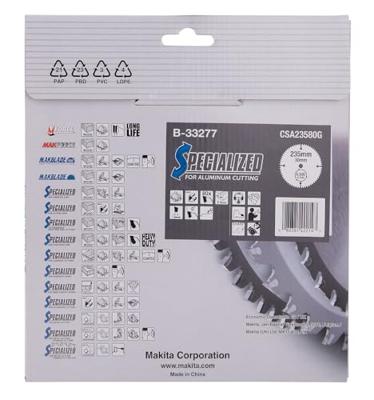 Makita Cirkelzaagblad voor Aluminium | Specialized | Ø 235mm Asgat 30mm 80T - B-33277