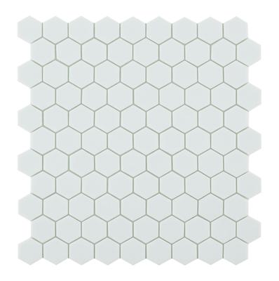 Mozaiek hexagon white 3.5x3.5cm