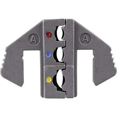 TOOLCRAFT PLE-0A Krimp-onderdelen Geïsoleerde kabelschoenen, Geïsoleerde platte stekkers Krimpbereik: 0.5 tot 6 mm² Geschikt voor merk: TOOLCRAFT PZ-500 TOOLCRAFT PLE-0A Krimp-onderdelen Geïsoleerde kabelschoenen, Geïsoleerde platte stekkers Krimpbereik: 0.5 tot 6 mm² Geschikt voor merk: TOOLCRAFT PZ-500