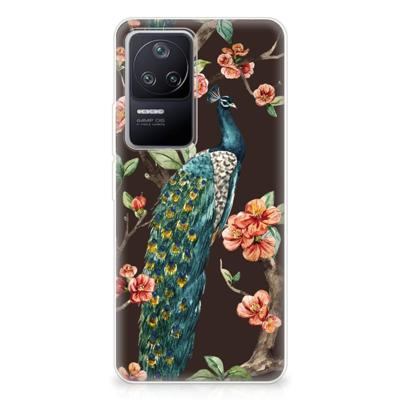 Xiaomi Poco F4 | TPU Hoesje | Pauw met Bloemen