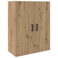 Wandkast 2 pcs Artisan Eiken 69,5 x 34 x 90 cm Bewerkt hout - thumbnail