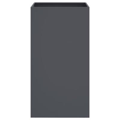 Plantenbak 42x38x75 cm staal antracietkleurig